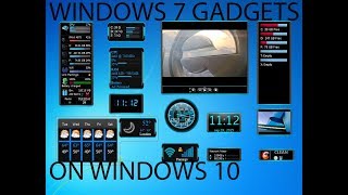 Run Windows 7 Gadgets on Windows 810 [upl. by Nema]