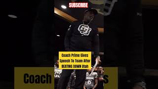 🚨Coach Prime Speaks With Team After Colorado BEATDOWN Utah In BIG12 Game‼️ deionsanders shorts [upl. by Einnaj]