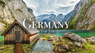 Top 10 Places To Visit In Germany  4K Travel Guide [upl. by Melone820]