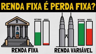 Investir em RENDA FIXA ou RENDA VARIÁVEL  Educação Financeira Ilustrada 1010 [upl. by Amalie]