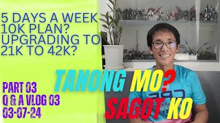 Usapang Tanungan Answering running related question part 3 vlog 3 [upl. by Smail]