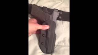 USPSA production holster Glock 34 35 tall sights [upl. by Hanauq]