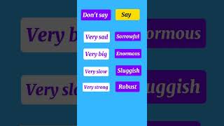 Enhance Your Vocabulary Avoiding Overused Intensifiers esllearners english esladvice [upl. by Fredelia]