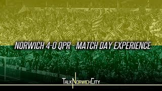 NORWICH 40 QPR  PREMIER LEAGUE BOUND MATCH DAY EXPERIENCE [upl. by Durwood]