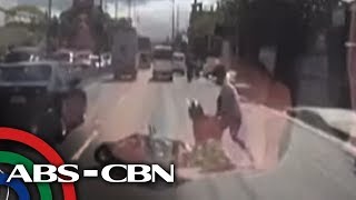 TV Patrol Holdaper na namaril timbog matapos abutan ng pulis na nagmemerienda [upl. by Lars]