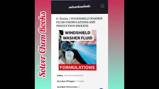 WINDSHIELD WASHER FLUID COMPOUND AND COMPOSITION [upl. by Nehgaem]