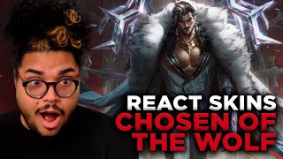 REACT SKINS ESCOLHIDOA DO LOBO  O SWAIN REVELANDO UM SEGREDO NESSA SKIN 😏 [upl. by Siroval]