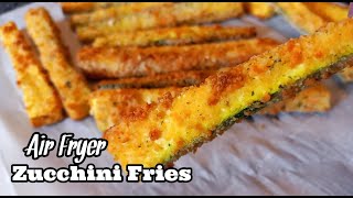 Air Fryer Zucchini Fries  How to Make Zucchini Fries [upl. by Brew]