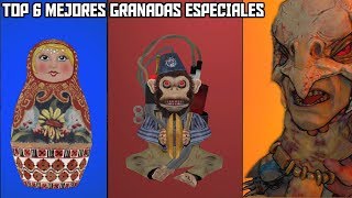 TOP 6 quotLAS MEJORES GRANADAS ESPECIALESquot DE BLACK OPS 4 ZOMBIES  CALL OF DUTY ZOMBIES [upl. by Eirdua]