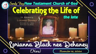 Funeral Service For the Late Sister Black  November 16 2024 [upl. by Ardnuahc]