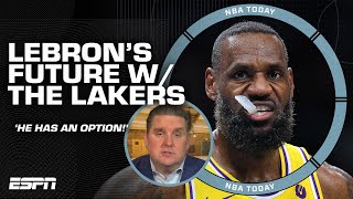 LeBron has a player option THATS ALL IM SAYING  Brian Windhorst James future w the Lakers 👀 [upl. by Soilissav]