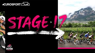 2022 Giro d’Italia  Stage 17 Highlights  Eurosport [upl. by Hsima]