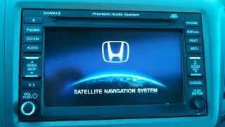 1214 Honda Civic amp CRV Navigation Reset Clear Navi Delete GPS info [upl. by Marillin15]