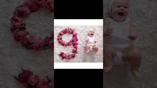 month baby photoshoot ideas at home 4 amazing baby months day babyphotoshoot viral shots ytrm [upl. by Eadas]