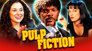 PULP FICTION 1994 Movie Reaction w Nicolette FIRST TIME WATCHING [upl. by Menell488]