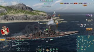 WOWS Preussen Massive Damage in Ops [upl. by Dallis321]