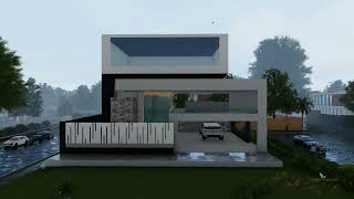 Modern Contemporary Elevation  PCSS SPACE CONSTRUCTIONS [upl. by Enilesoj]