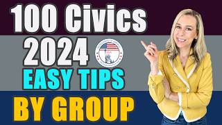 2024 US Citizenship Official USCIS 100 Civics Questions 2008 version BY GROUP [upl. by Mandie]