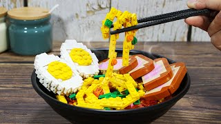 Bowl to Build A LEGO RAMEN Recipe inspired by Ponyo Studio Ghibli [upl. by Claribel]