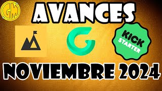 Avances NOVIEMBRE 2024  Kickstarter Gamefound amp Backerkit [upl. by Anetsirhc]