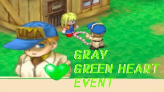 Grays Green Heart Event  Harvest Moon Back To Nature  Girl PSP Gameplay [upl. by Swee]