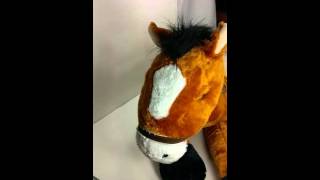 Toddler Toys Plush Riding Pony Horse Neighs amp Whinnies Giggles International Limited [upl. by Cavallaro963]