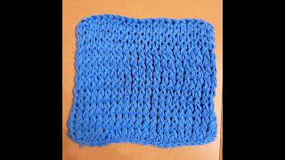 LOOM KNIT DISHCLOTH [upl. by Anerys]