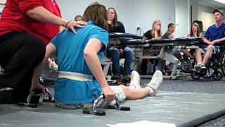 Preambulation exercises for paraplegics [upl. by Garner472]