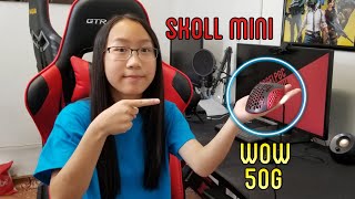 G Wolves Skoll Mini 50g Super Lightweight Gaming Mouse Review and Unboxing [upl. by Otti]