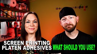 Screen Printing 101 Whats the Best Platen Adhesive [upl. by Ennylyak]