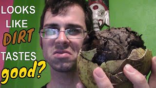 Mexican Calabash Review Crescentia alata Looks gross but tastes good  Weird Fruit Explorer 288 [upl. by Ellata]