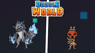 Doodle World Every Doodle That Can EVOLVE In 3rd Key Guardian Level Cap and Arid Mines Update [upl. by Anavoj312]