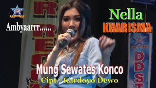 Nella Kharisma  Mung Sewates Konco  Dangdut OFFICIAL [upl. by Dlareg]