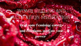 Journey Within Womb Space Connection and Feminine Energy Healing Meditation [upl. by Suirtemid]