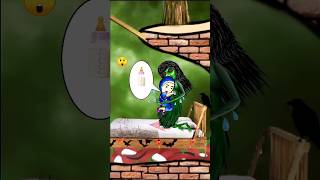 ডাইনীর ঘরে মানব সন্তান  bhuter cartoon shots story ghoststories bhoot Kuddusstory [upl. by Inalej]