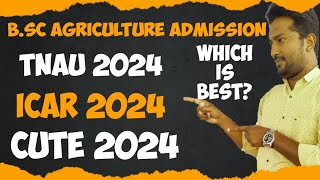 TNAU 2024Entrance Exam Details for Bsc Agriculture In TamilICARCUTE Exam2024 [upl. by Ahsym]