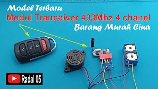 Remote Transceiver 433MHz 4 channel Wireless Receiver RF433Mhz [upl. by Evangelina932]