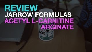 REVIEW Jarrow Formulas Acetyl LCarnitine Arginate 500mg [upl. by Otrebilif]