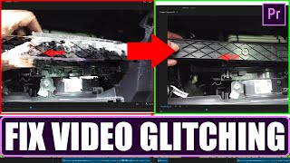 FIX VIDEO GLITCHING IN PREMIERE PRO [upl. by Ledua]