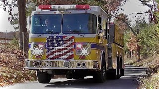 Fairmount NJ Tanker 3427 Responding2 11324 [upl. by Able]