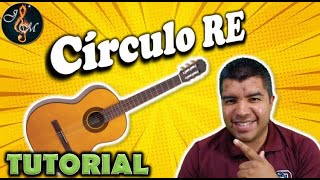 Como tocar círculo de RE en guitarra acústica [upl. by Bendick]