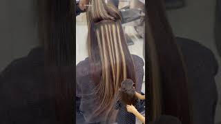 Satisfying Light Blonde Hair Highlights salonandspa youtubeshorts hairstyle shorts [upl. by Brock]