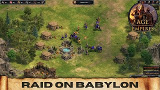 Age Of Empires Definitive Edition  RAID ON BABYLON Hardest [upl. by Bertsche]