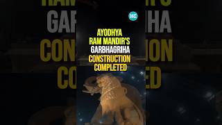 Ayodhya Ram Mandirs Garbhagriha Construction Completed  Watch [upl. by Aedrahs]