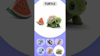 watermelon  Turtle combination species endangeredanimals colorfulcreatures animash gaming [upl. by Ailices]