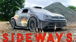 Rc Gymkhana Rovan RF5  2 stroke rally car DRIFTS [upl. by Durston]