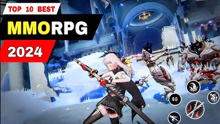 Top 10 Best MMO RPG 2024 for android iOS  High graphic games 2024 for mobile [upl. by Eehsar]