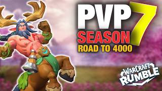 PVP  SEASON 7  CENARIUS vs ROAD TO 4000  Warcraft Rumble [upl. by Nifled776]