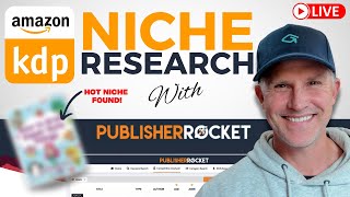 Publisher Rocket 2024  Niche Research Tutorial  Find Amazon KDP Profitable Niches [upl. by Leler145]