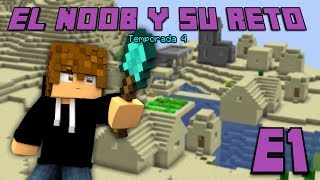 MINECRAFT HA VUELTO E1 El Noob y su Reto 4  Luzu [upl. by Buxton]